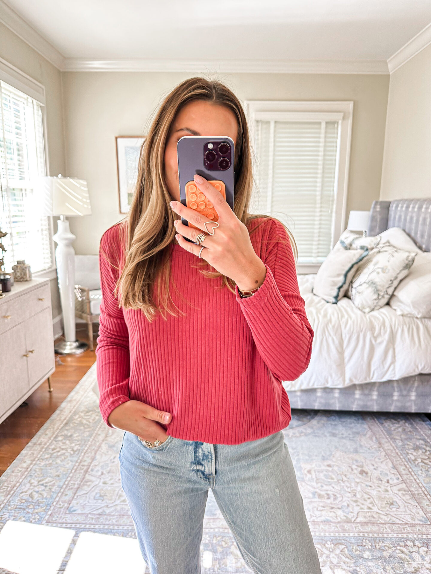 Fall Casual Thermal Top // Glitter & Gingham 