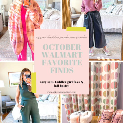 October Walmart Fashion Finds // Glitter & Gingham