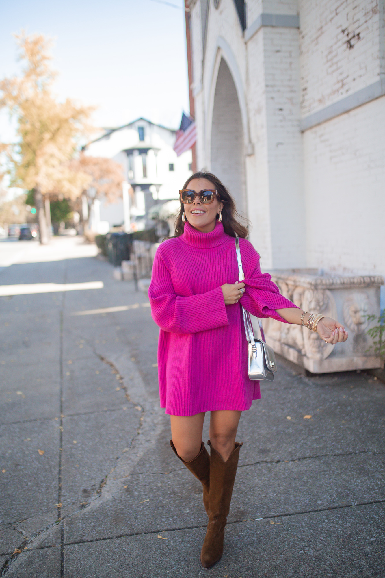 Amazon Sweater Dress // Glitter & Gingham