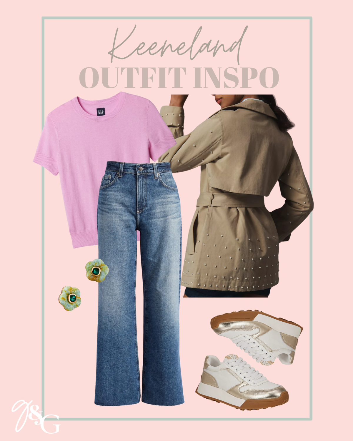 Spring Keeneland Outfit Inspo // Glitter & Gingham 