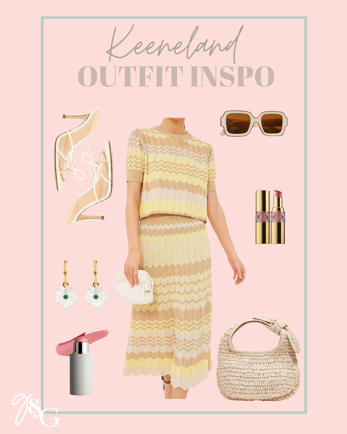 Spring Keeneland Outfit Inspo // Glitter & Gingham 